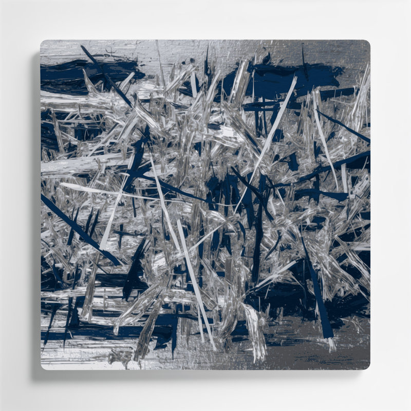«Neo Expressionism 77», art mural en métal gris