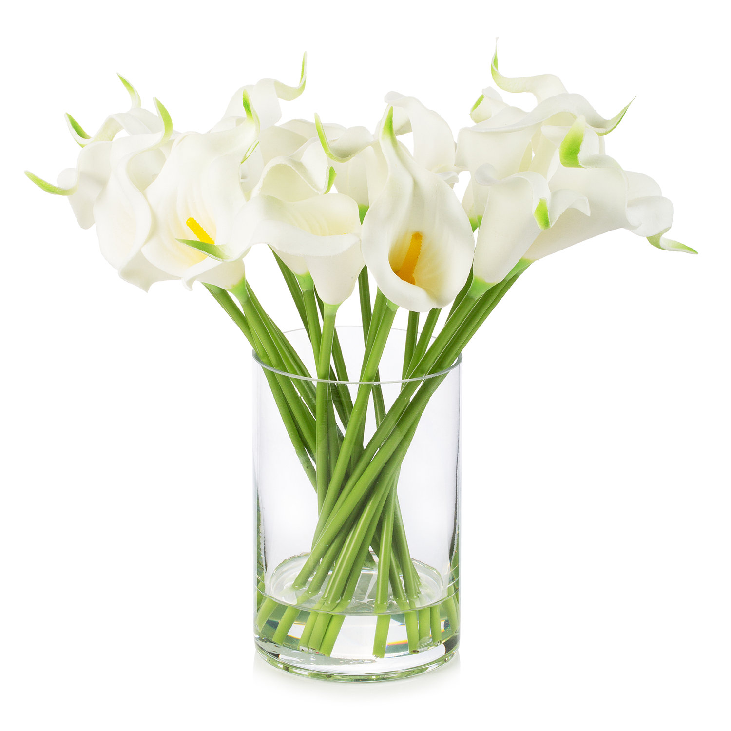 Primrue Lilies Flower Arrangement in Vase & Reviews | Wayfair