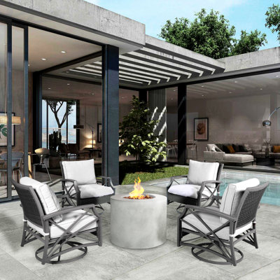 4 - Person Patio Conversation Set with Cushions