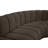 Hygerta Upholstered Curved Sectional Reversible-89266837