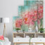 « pivoine florals mergeed to blue », impression sur image-664591783-664591800
