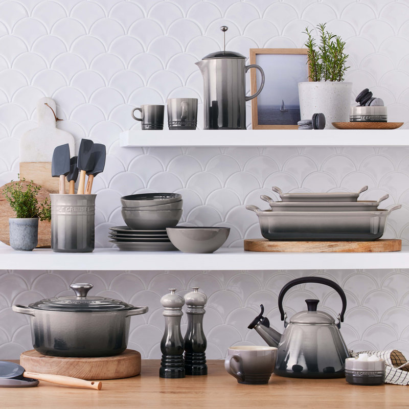 Le Creuset Stoneware Stackable Ramekins, Flint