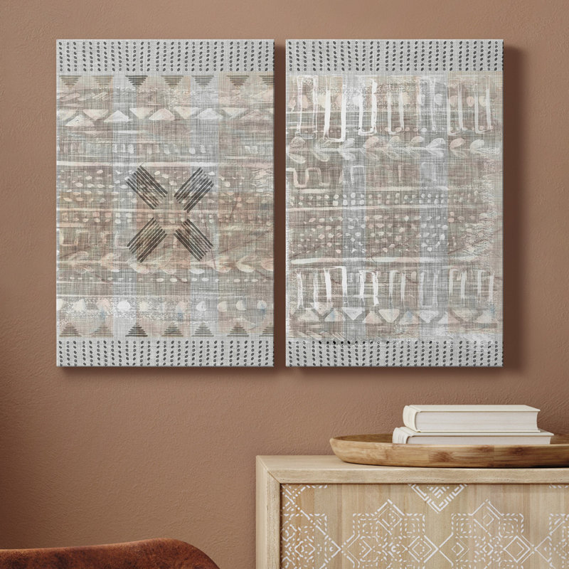 Toile tendue avec châssis de qualité supérieure Traders Tapisserie III - prête à être accrochée, H 12 po x l 16 po x P 1 po