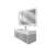  Floating Modern 48" Wall-Mounted Single Bathroom Vanity Set with Mirror-83454226-83454222-83454227