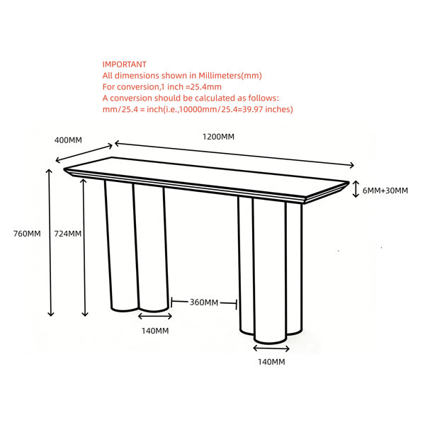 Dimensions du produit