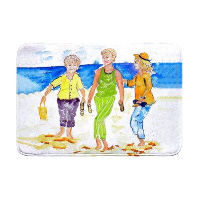 Tapis de bain Grandma at the Beach