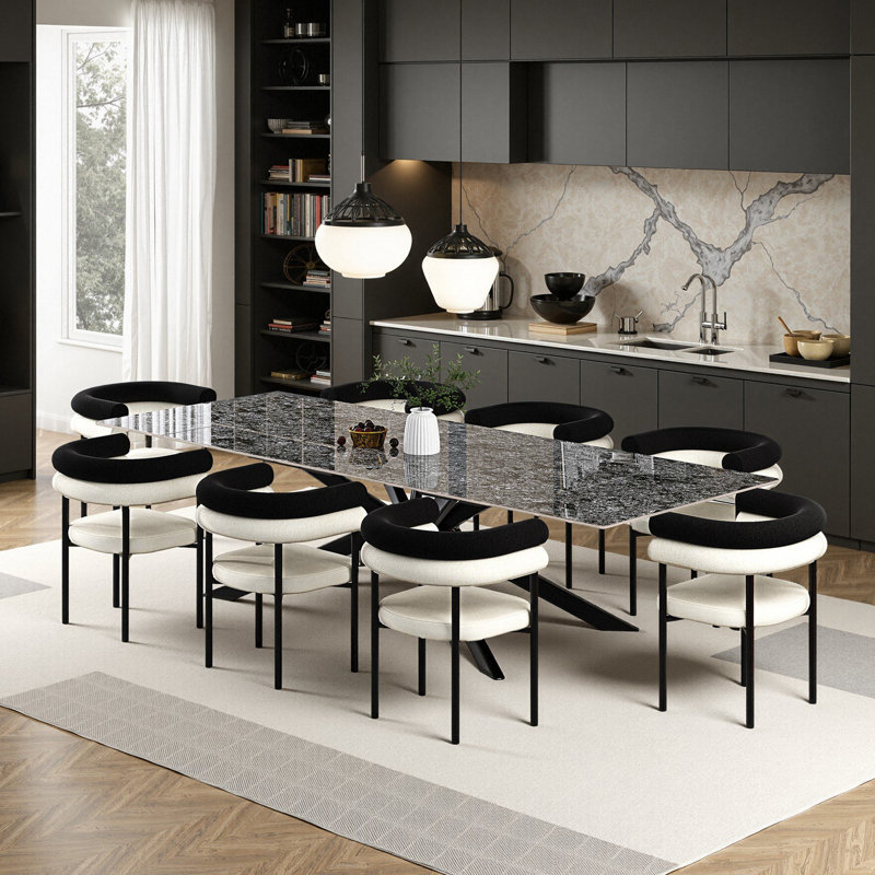 Table de salle à manger Cerinle, Noir