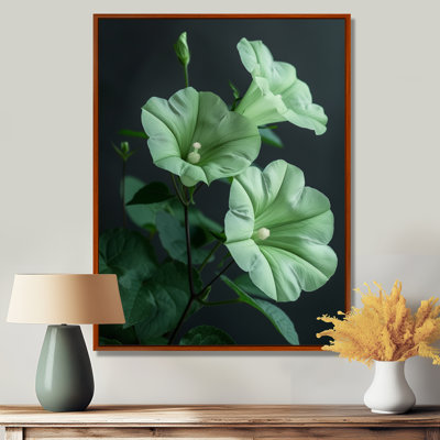 «Green Garden Meadow Morning Glory Photo I - Morning Glory», art mural salon