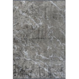 Rapture Camouflage Area Rug in Dark Gray/Silver Gray
