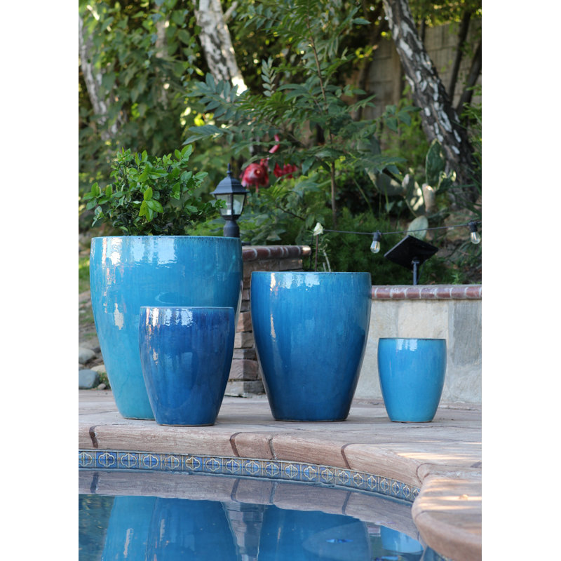 Catalina Pots By , Falling Aqua