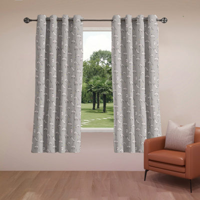 Paire de rideaux obscurcissant avec œillets Sateen