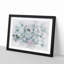 Succulent Plants Abstract - Single Picture Frame Print on MDF-56877399-56877400