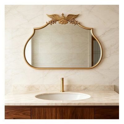 Miroir décoratif de luxe pour salle de bain