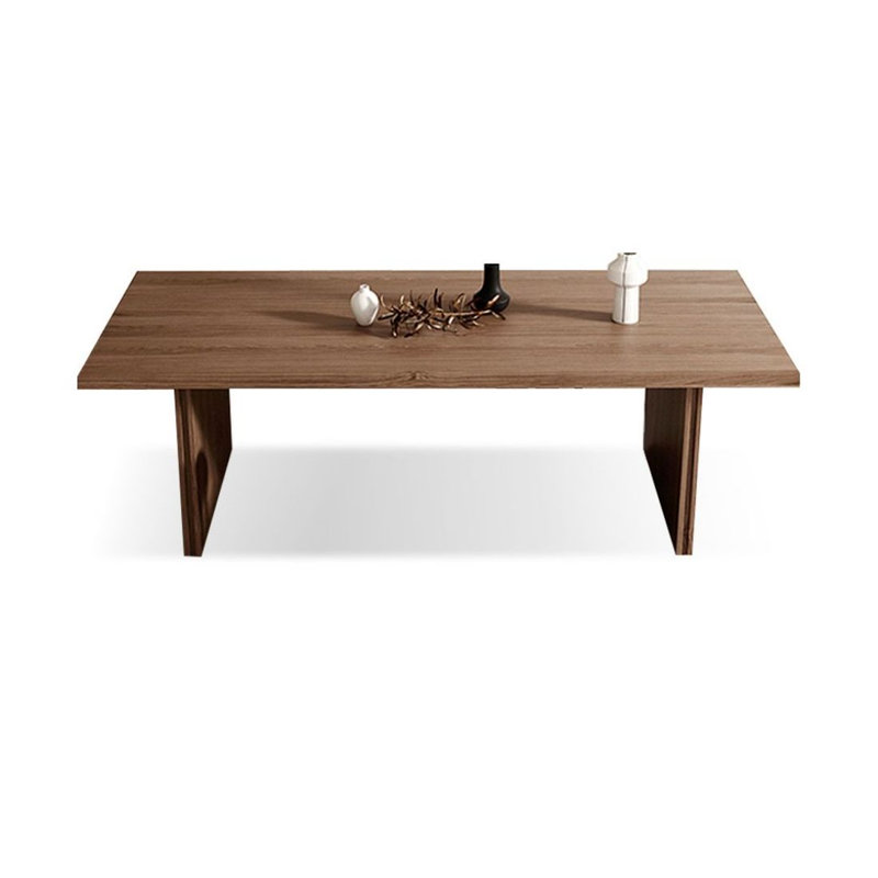 Table de salle à manger Bobb, H 29,53 po x L 62,99 po x l 27,56 po, Brun noyer