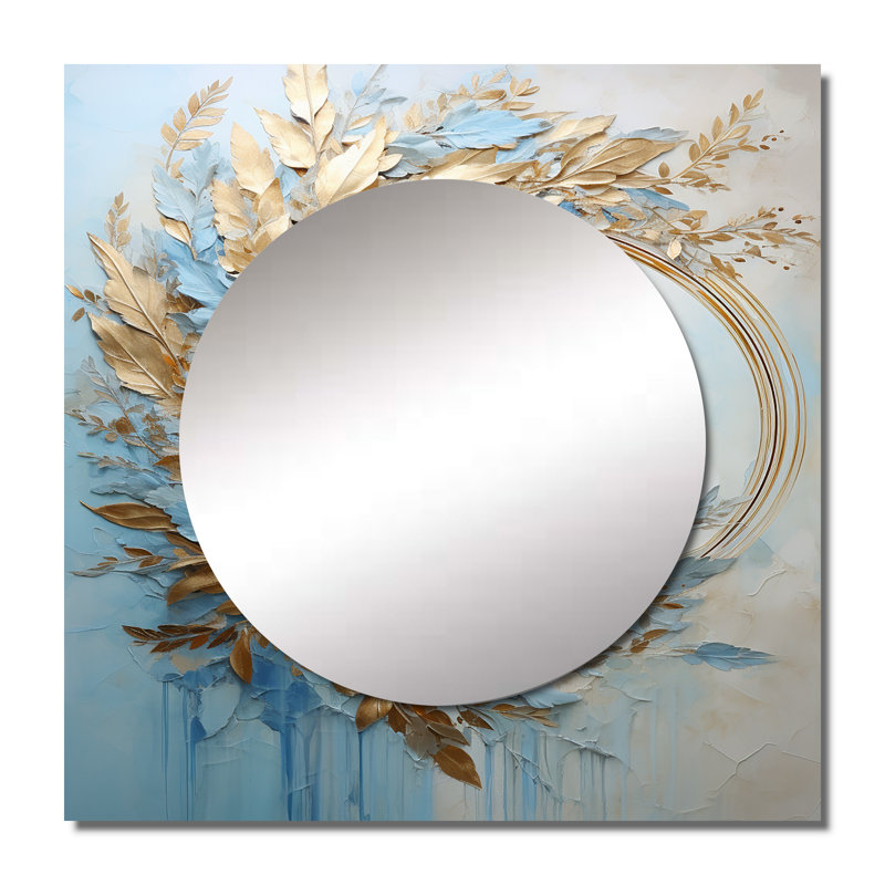 Brynnlea - Grand miroir carré pour décoration murale, 23 po x 23 po