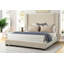 Aazad Pleated Upholstered Bed-161227969-161227966