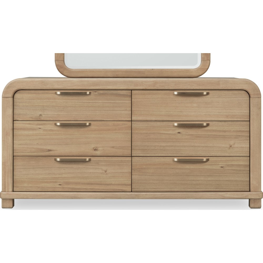 Hofstetter Six Drawer Wood Dresser In Lioness