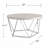 Faux Stone Round Coffee Table