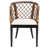 Natural Wash/Black Leg/White Cushion
