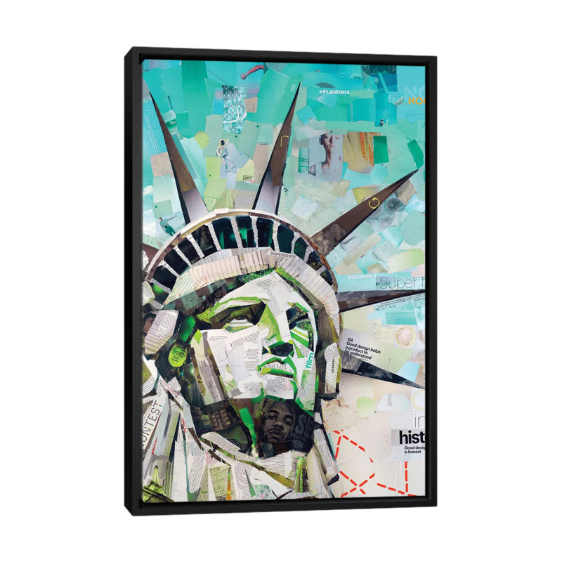« freedom », impression sur toile, H 26 po x l 18 po x P 1,5 po, Toile avec cadre noir