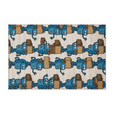 Tapis intérieur et extérieur beige Transport