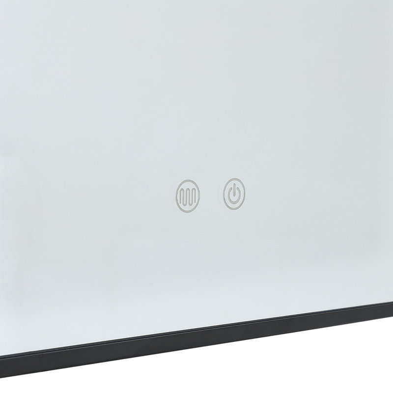 Asterio Metal Rectangle Wall Mirror