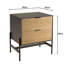 Aliegha 54cm W Laminate Bedside Table
