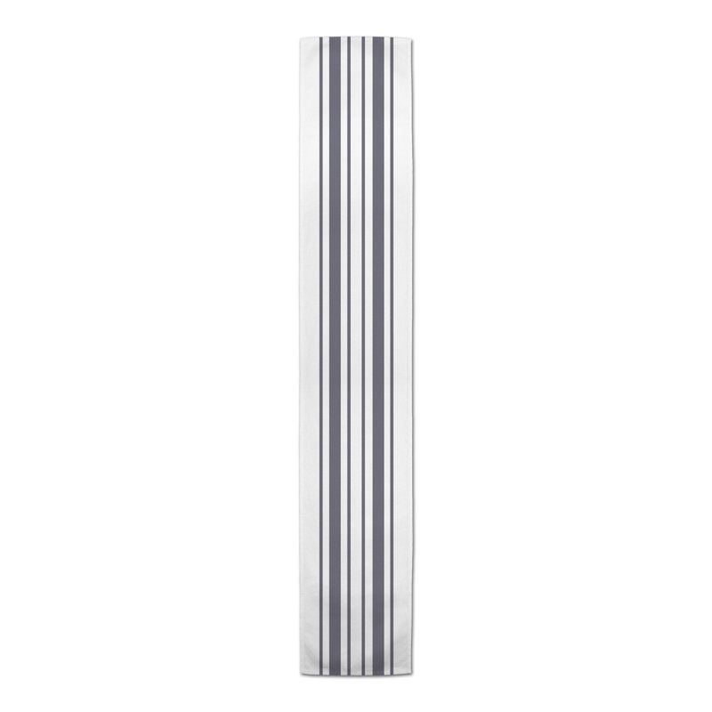 Chemin de table Perouge, 90 po x 16 po, Gris foncé