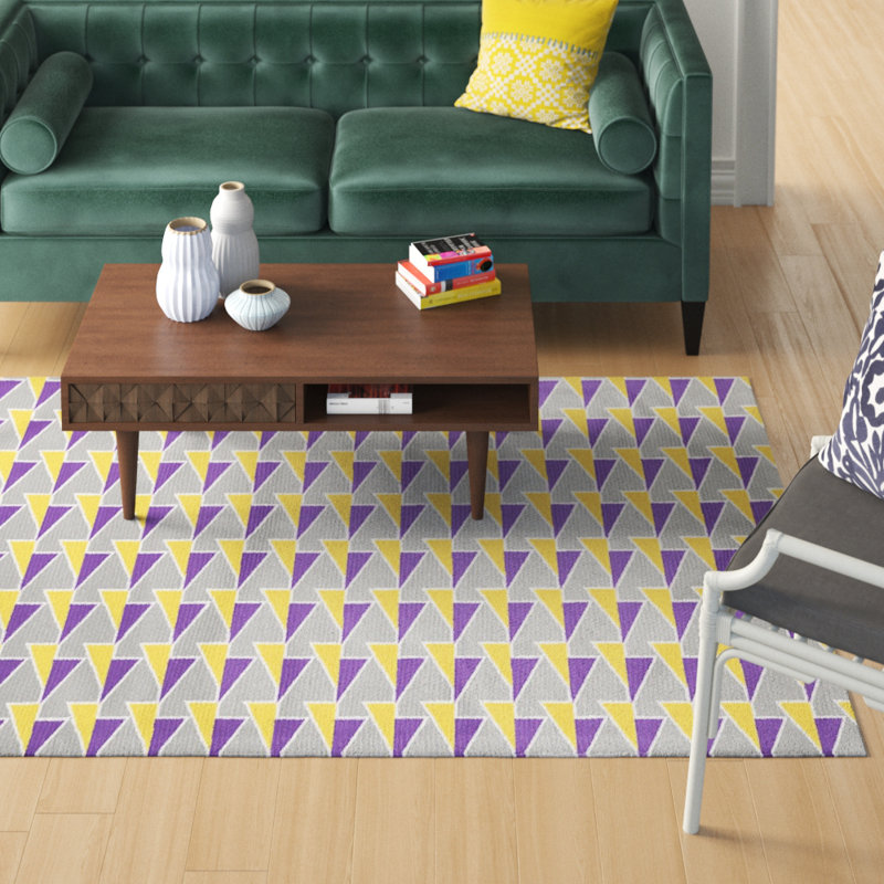 Jordao Geometric Indoor Rug, Rectangle 5' x 7'