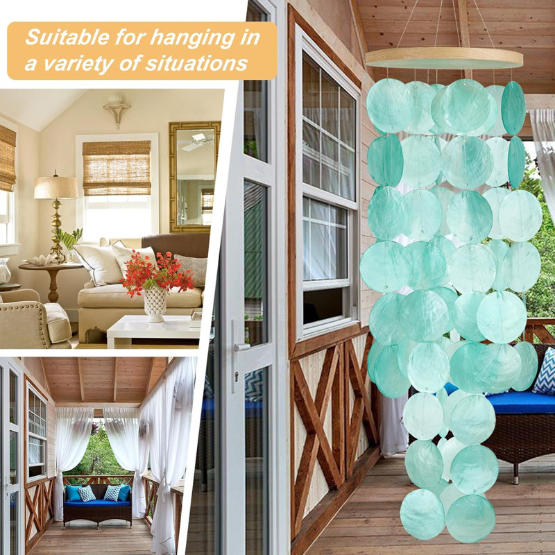 Turquoise Shell Wind Chime