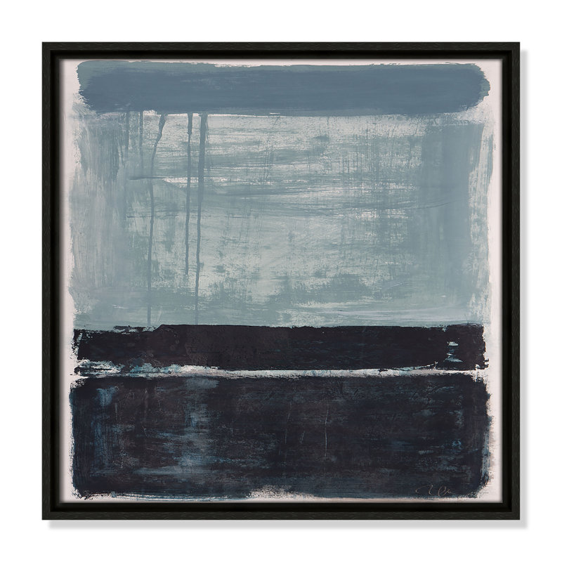 «Coastal Delight II», reproduction carrée par Casa Fine Arts, Espresso, H 17,5 po x l 17,5 po