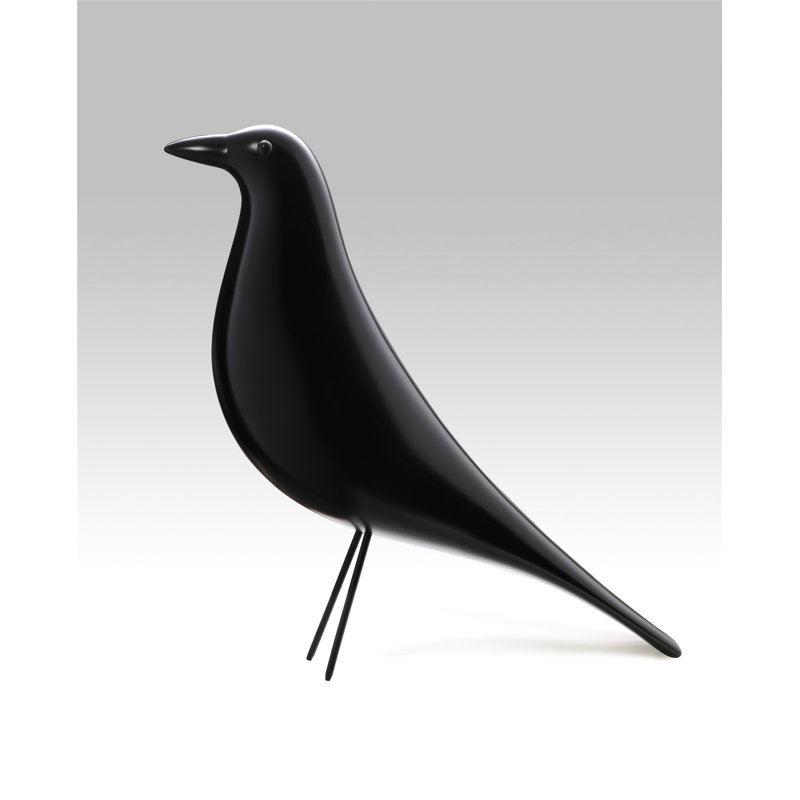 Figurine oiseau Fong, Noir