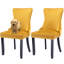 Ensemble de 8 chaises de salle à manger rembourrées en velours-1392193264-1406595990