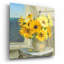 «Sunflowers By The Sea C Light» par Danhui Nai, art mural en verre acrylique-1463109136