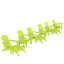 Chaise Adirondack en plastique avec table et repose-pieds Altura-87463646