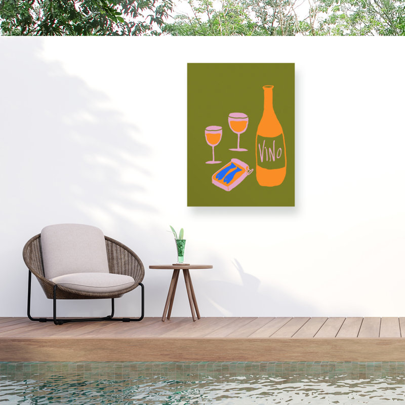 Bologolaise devant le repas I sur impression sur toile, H 19 po x l 14 po