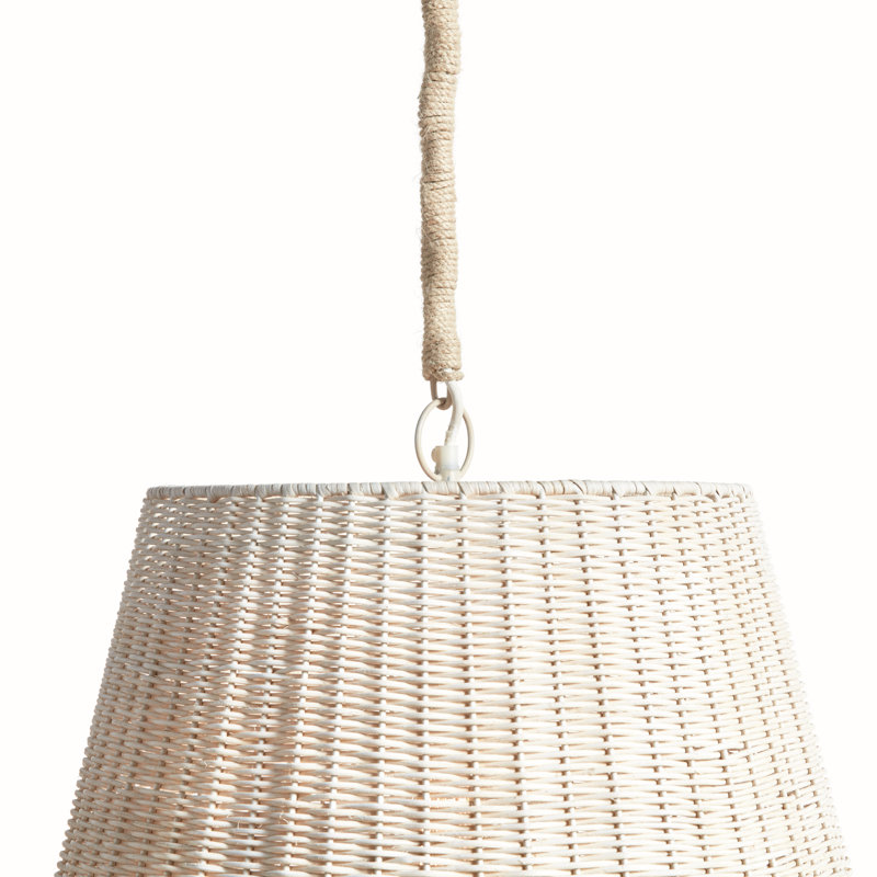 Luminaire suspendu 1 lumière Williamsen Bixente, H 92 po x l 19 po x P 22 po