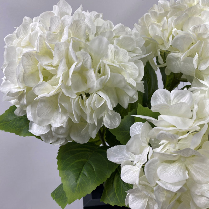 Arrangement floral d'hortensia