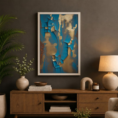 Layers of Decay Industrial - Wrapped Canvas