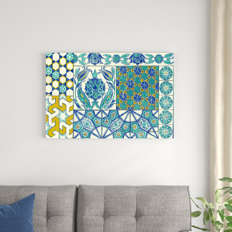 Turkish Tiles Exotic I, H 36 po x l 24 po x P 1,25 po