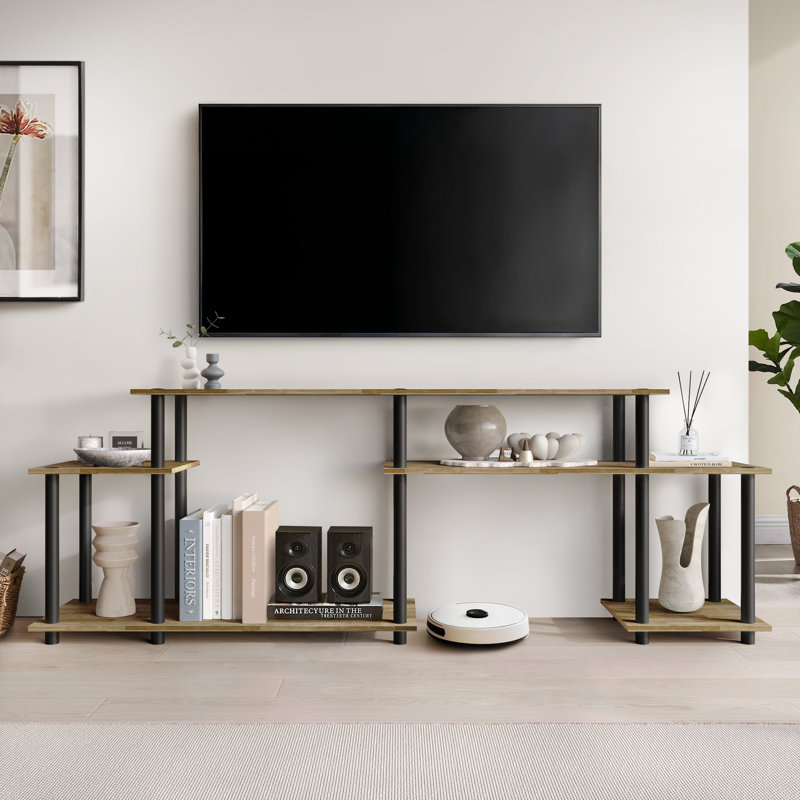 Meuble télé à 3 niveaux Easy Twist, Chêne naturel