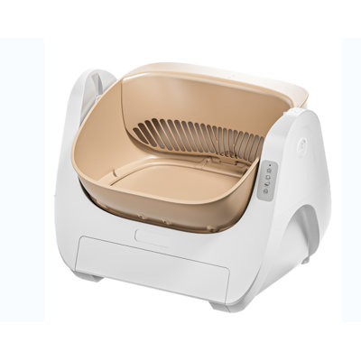 Large Capacity Smart Cat Litter Box, Low Noise & Odor Control