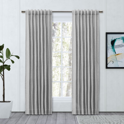LeeRoy Chevron Room Darkening Curtain Panel
