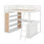 Lit mezzanine double avec tablettes et bureau-1508724951