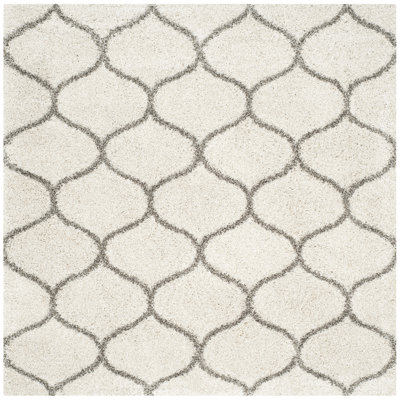 Girault Geometric Shag Area Rug