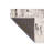Black Abstract Pattern Machine Washable Decorative Rug-1675828951