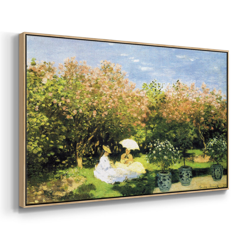 Le jardin, 1872, Naturel, H 27 po x l 41 po x P 2 po