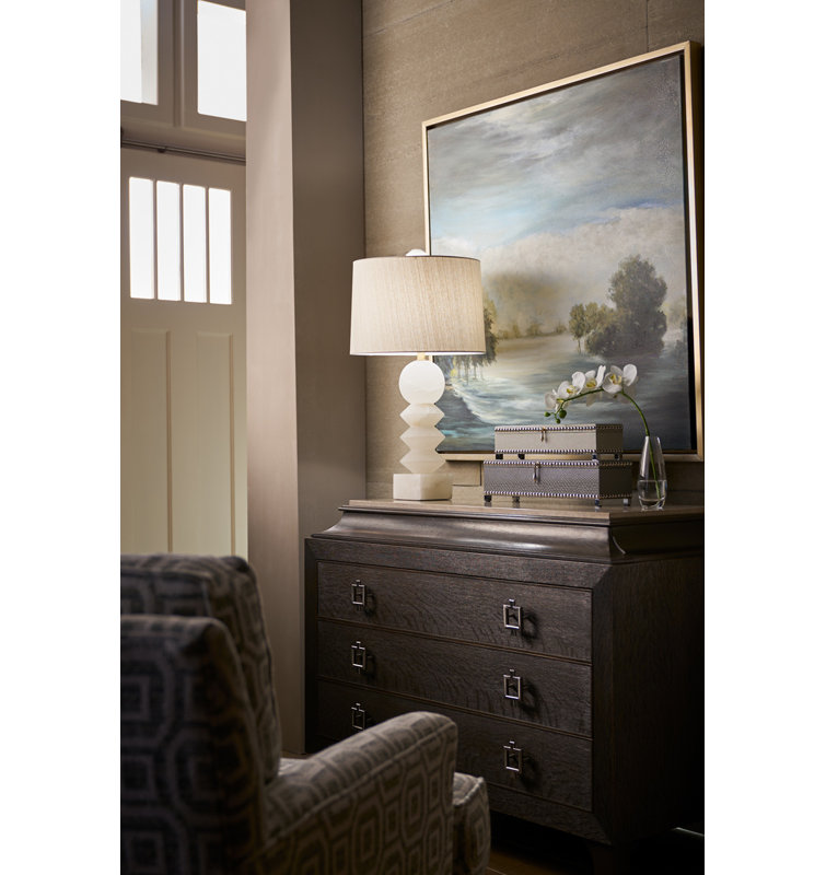 Ziegfeld Alabaster Table Lamp