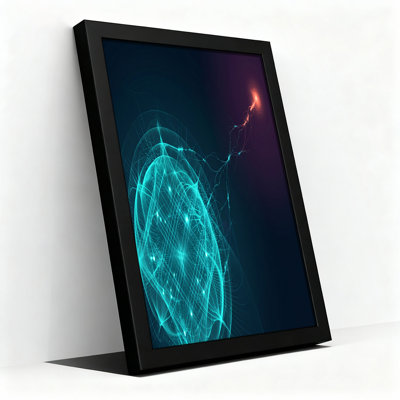 Art mural sur toile Cyan