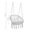 Chaise hamac suspendue Pompano-2043295041